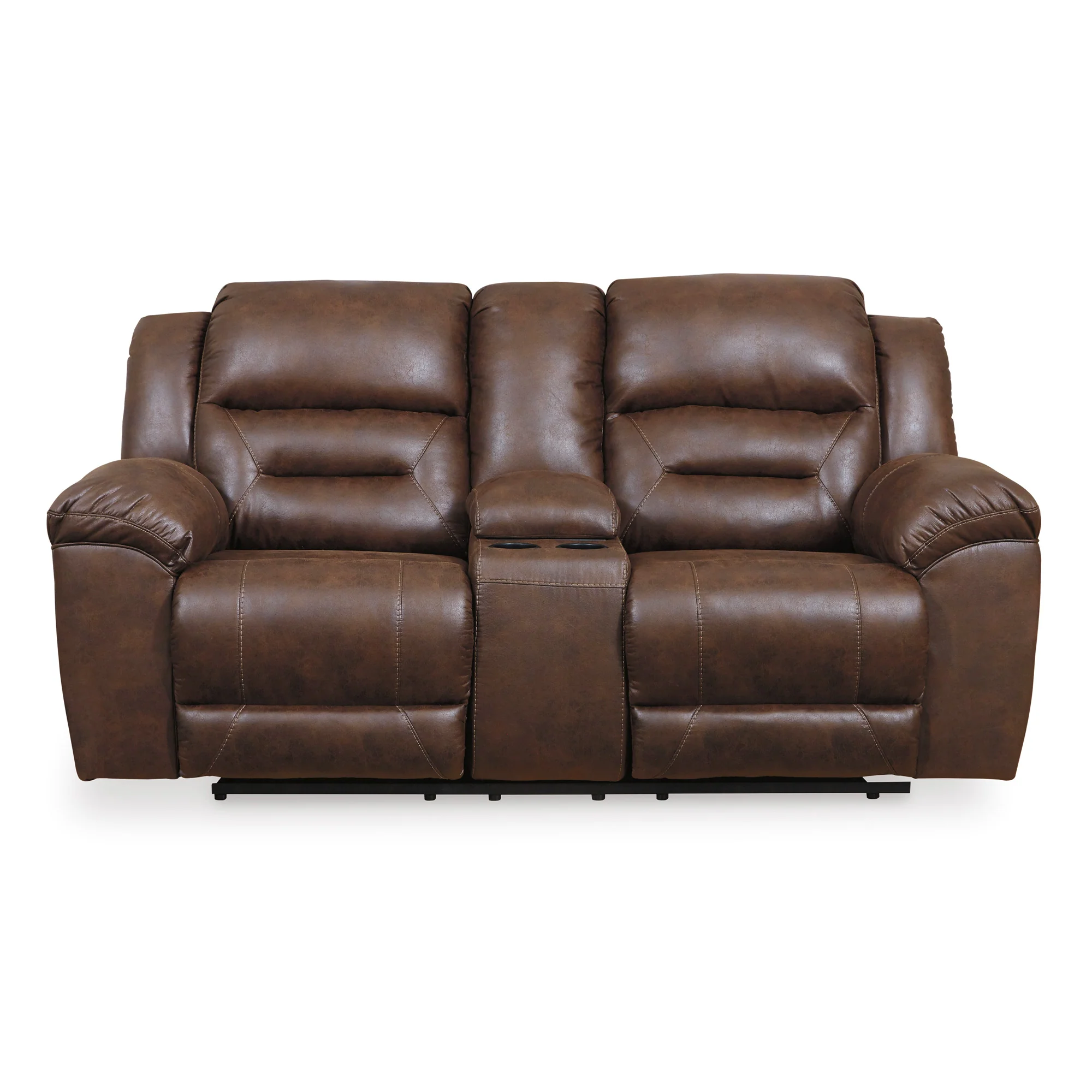 Stoneland Reclining Console Loveseat - Image 12