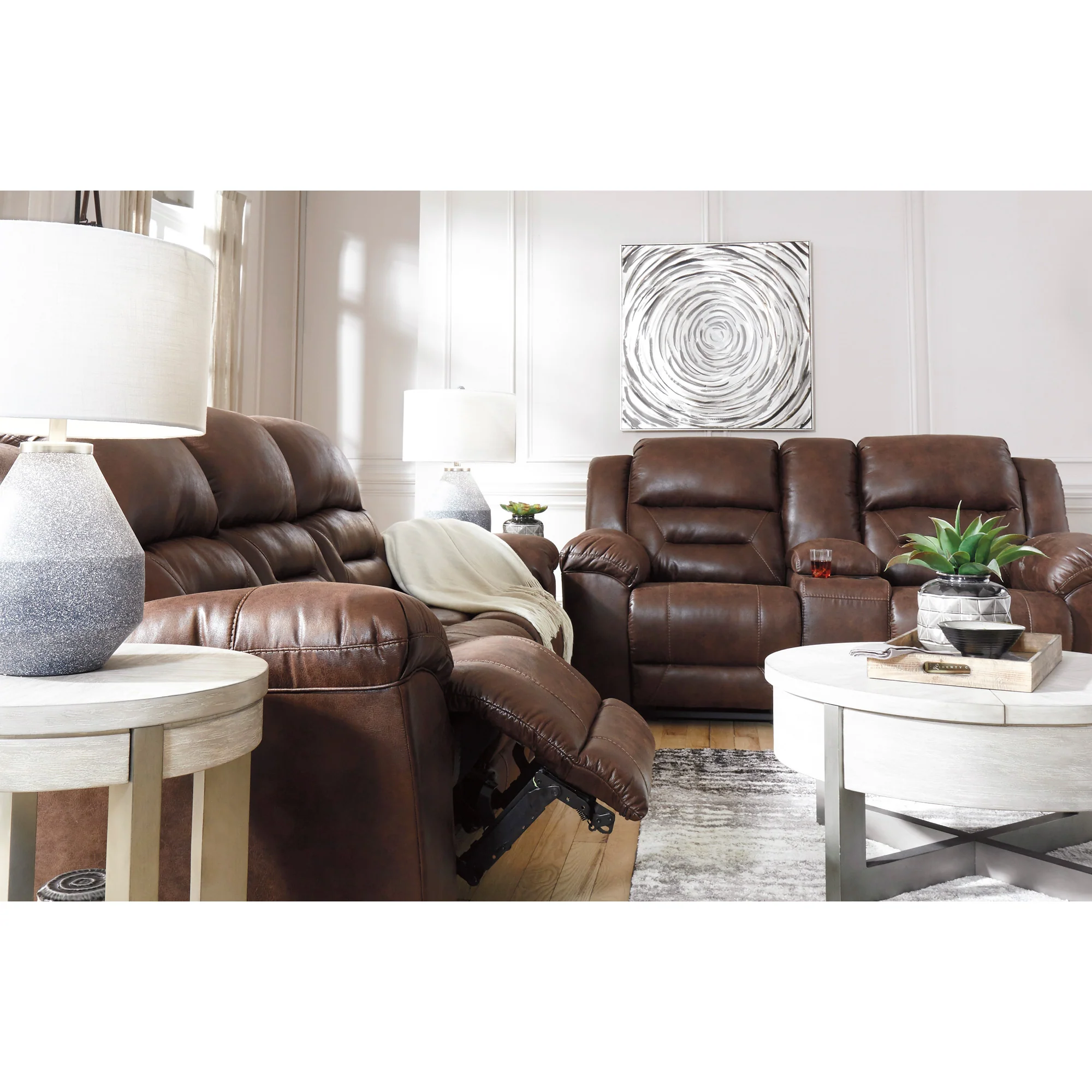 Stoneland Reclining Console Loveseat - Image 19