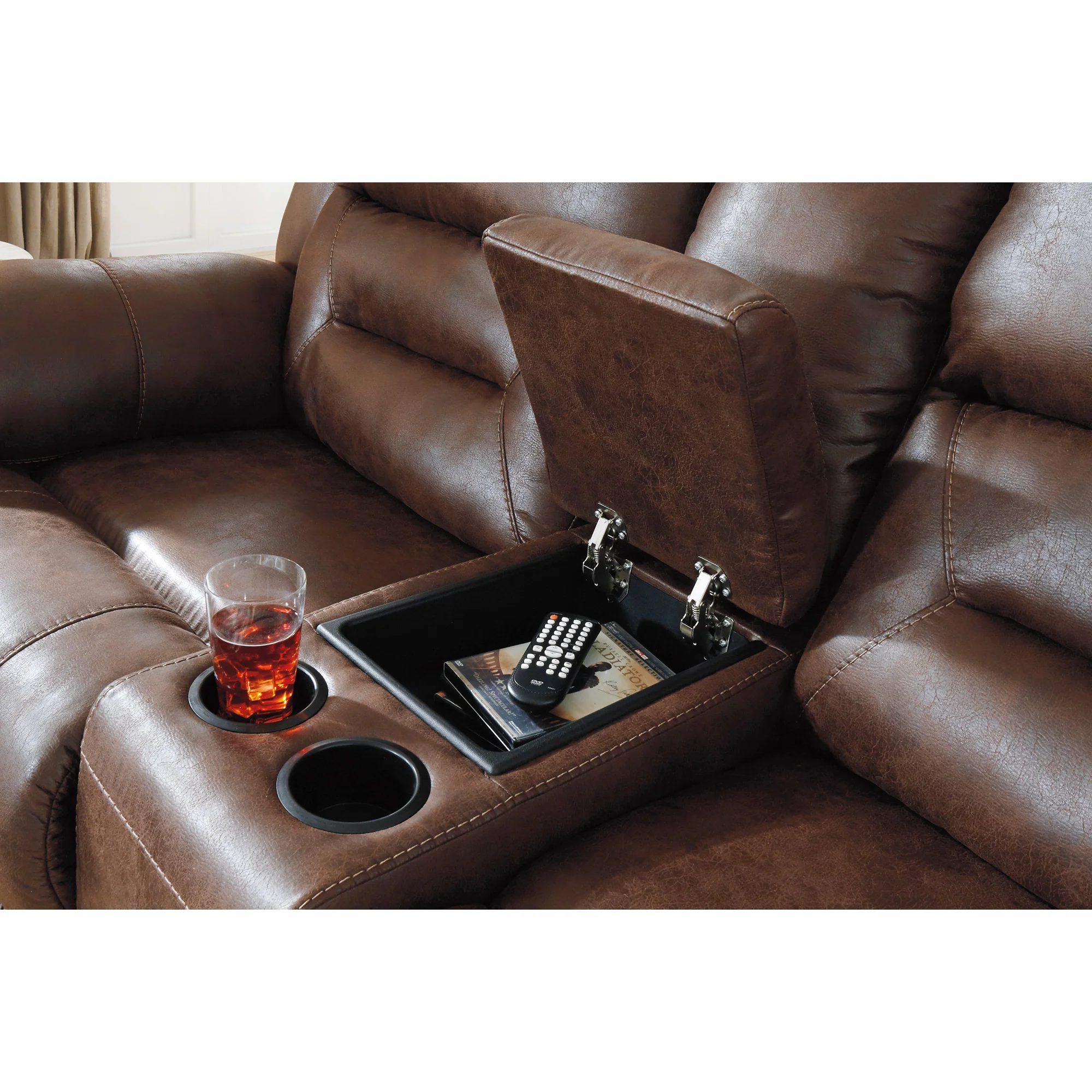 Stoneland Reclining Console Loveseat - Image 21