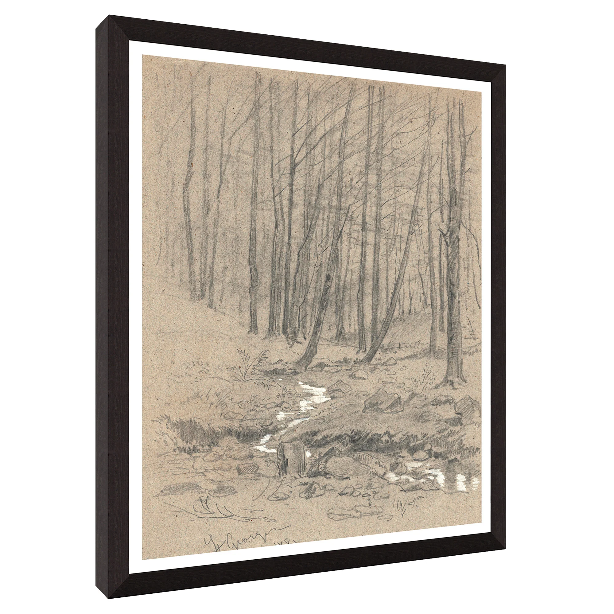 Study of Oak Trunk Wall Art - Image 2