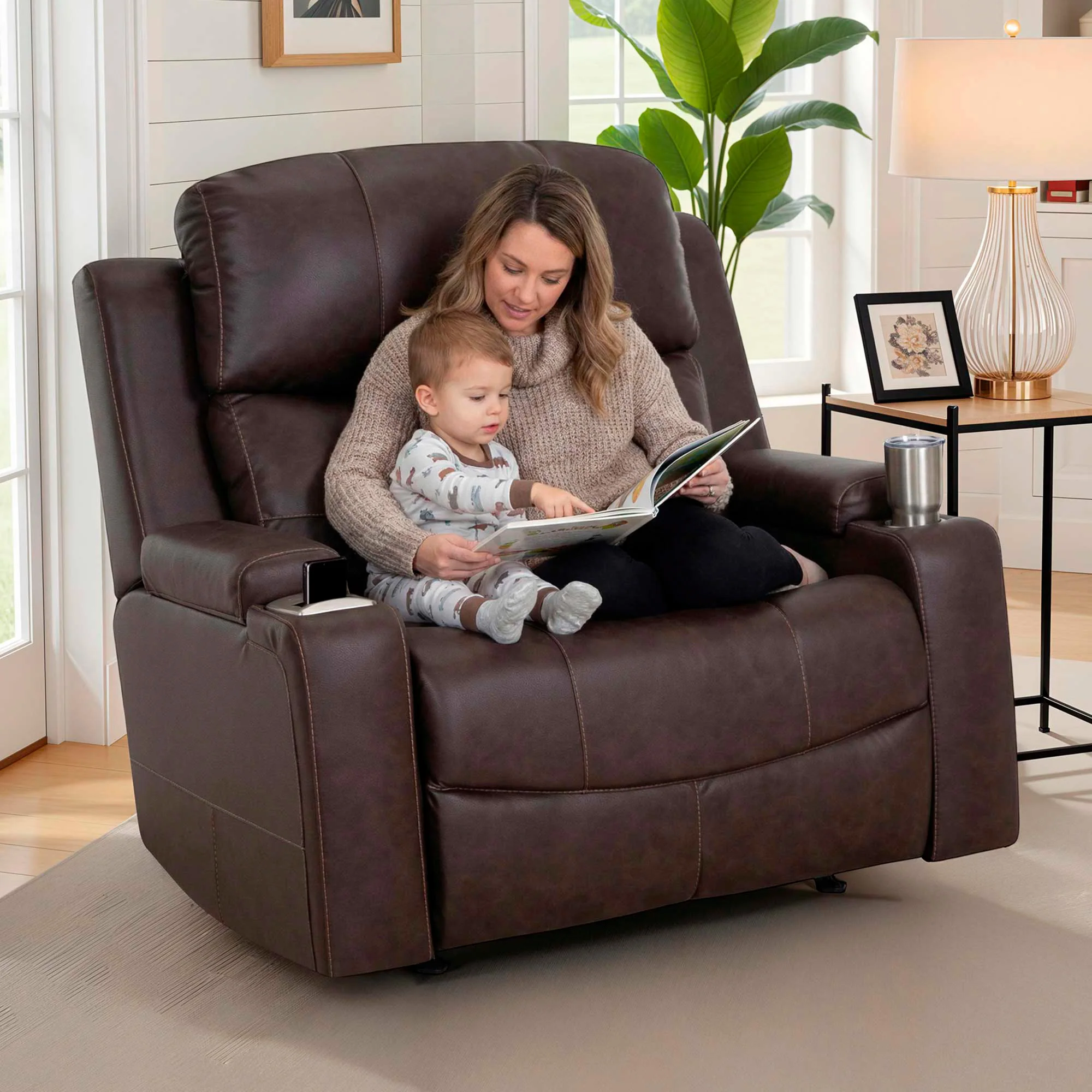 Sultan Power Oversized Rocker Recliner - Image 4