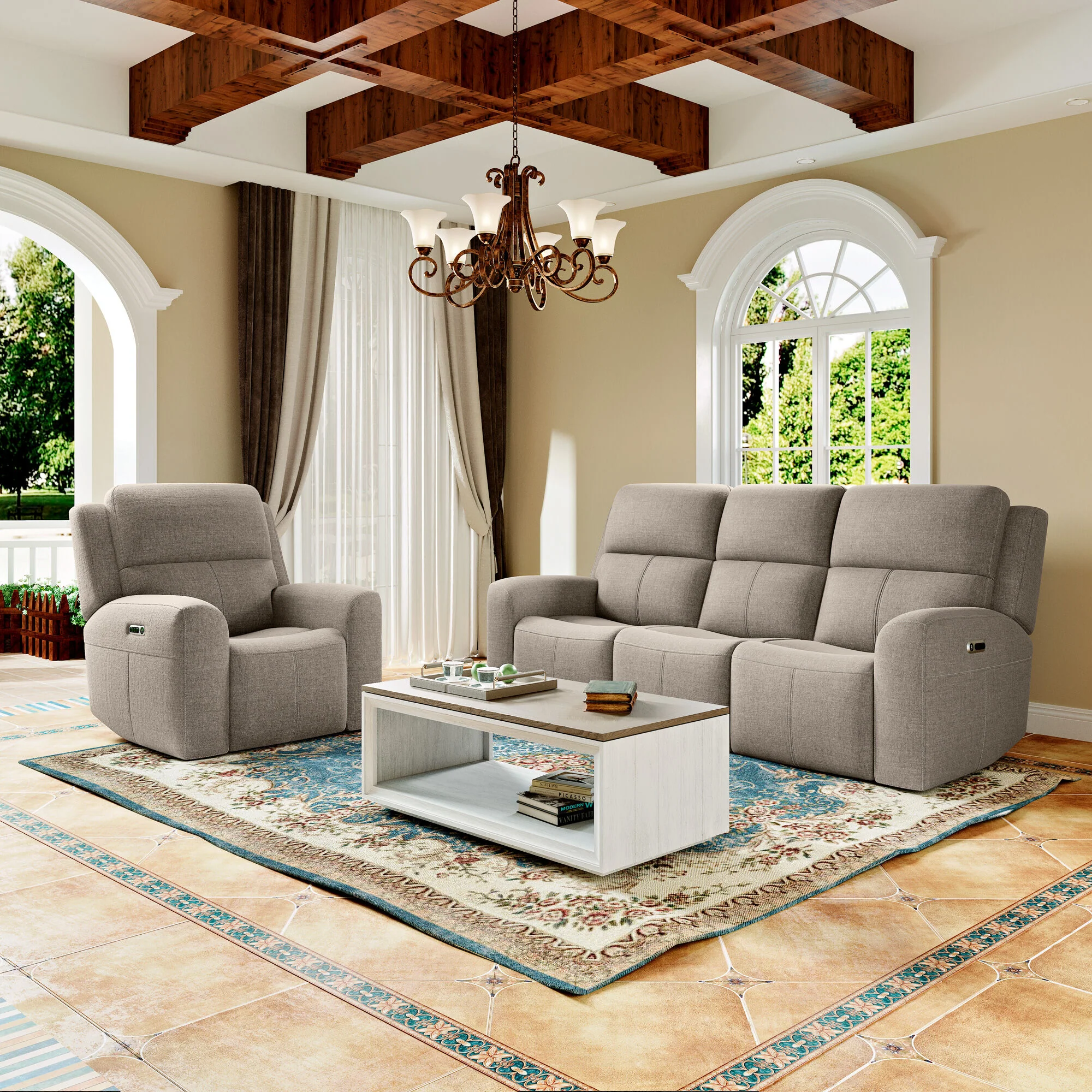 Taylor Power Recliner with Power Headrest - Image 4