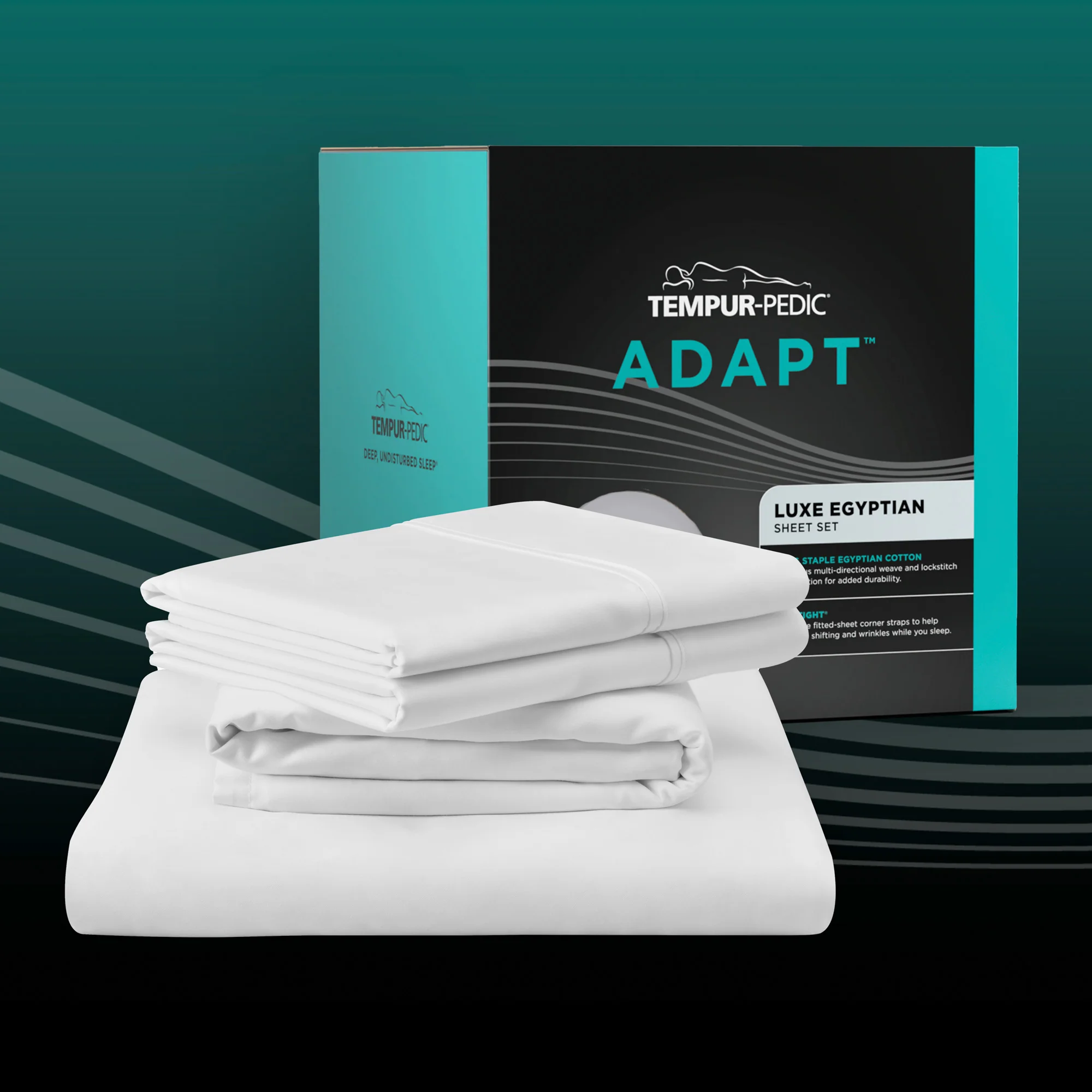 Tempur-Adapt Luxe Egyptian Cotton Sheet Set - Image 7