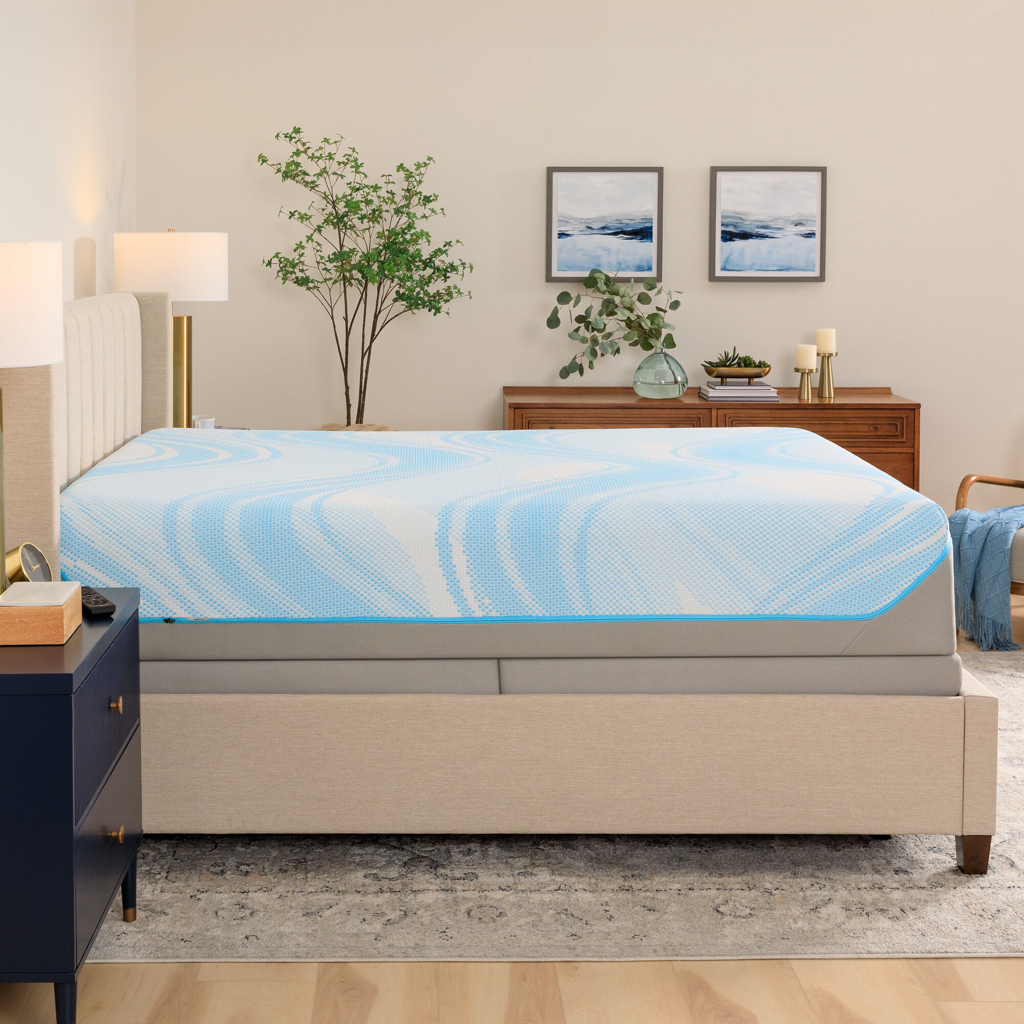 Tempur-Pedic TEMPUR-ACTIVEbreeze 2 Medium Hybrid Mattress & Adjustable Base Set - Image 6