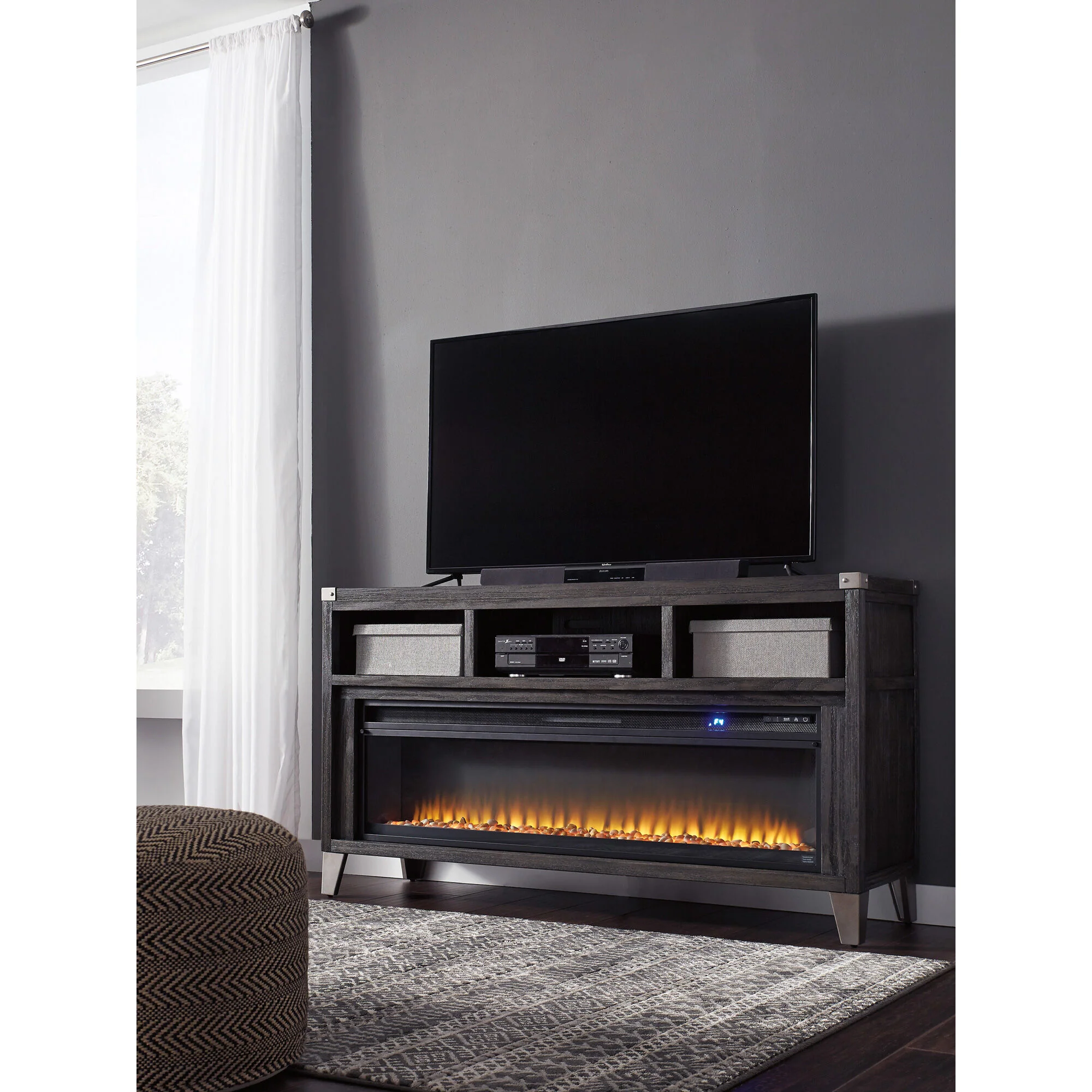 Todoe 65 Inch Fireplace Console - Image 2