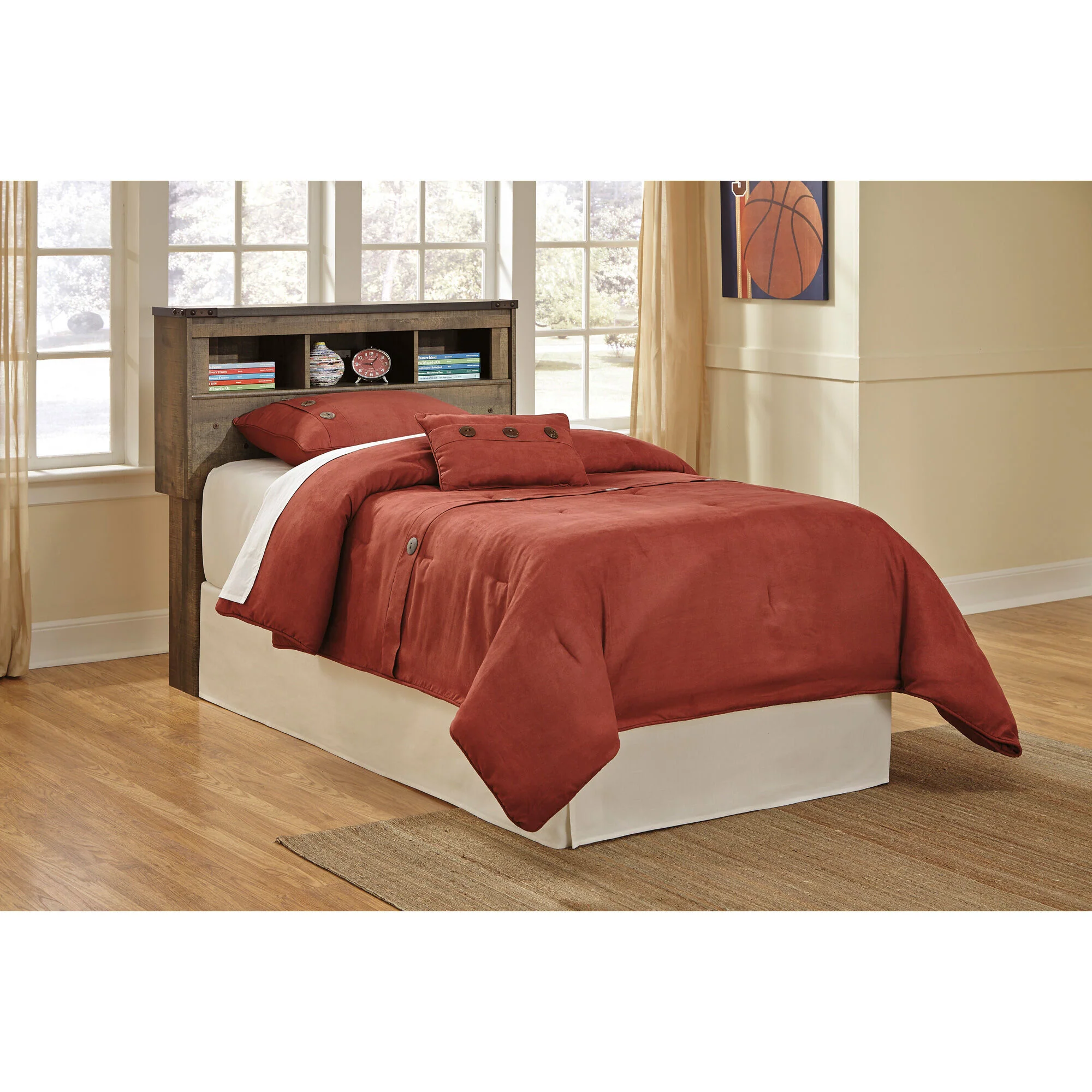 Trinell Bookcase Headboard - Image 2
