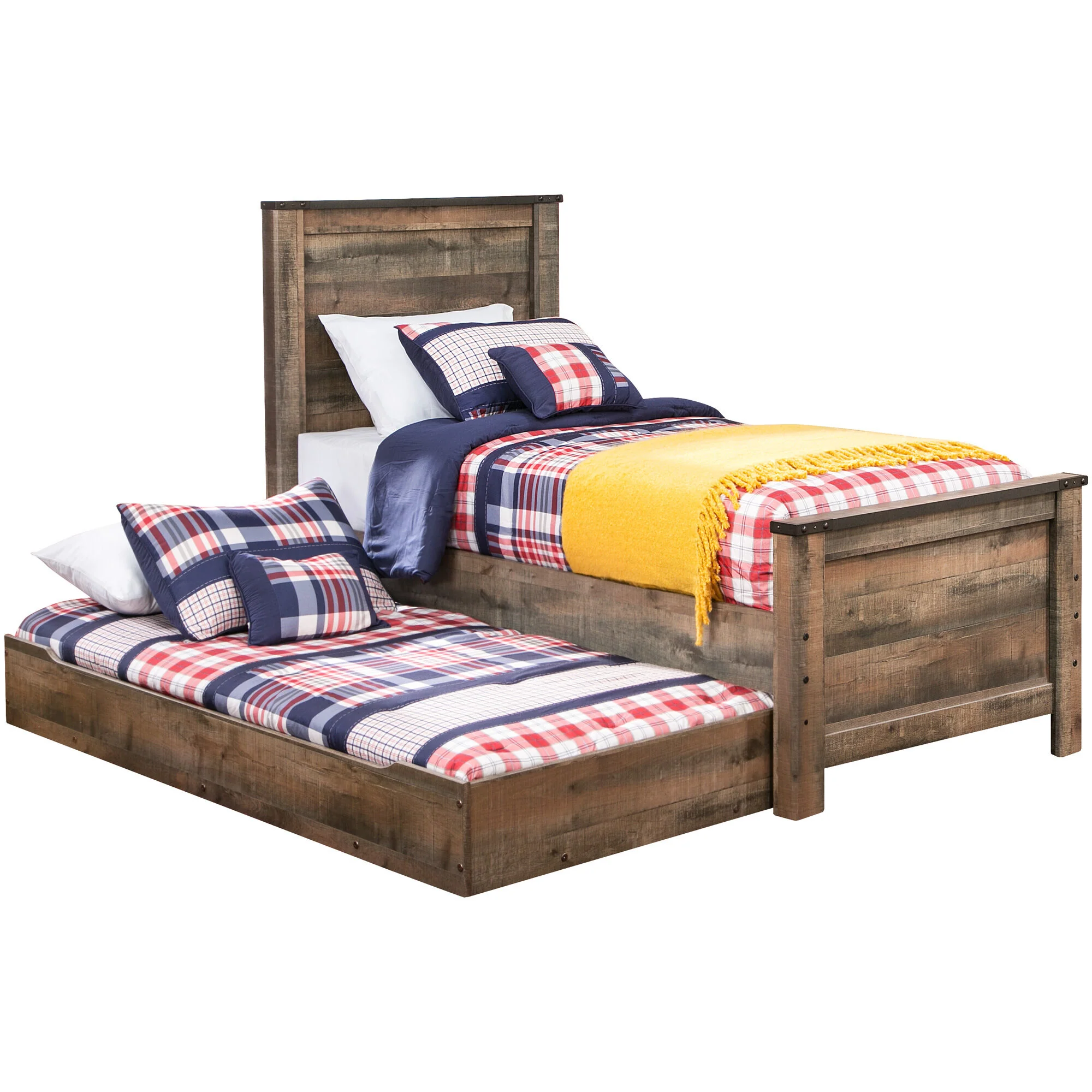 Trinell Panel Bed with Twin Trundle - Image 4