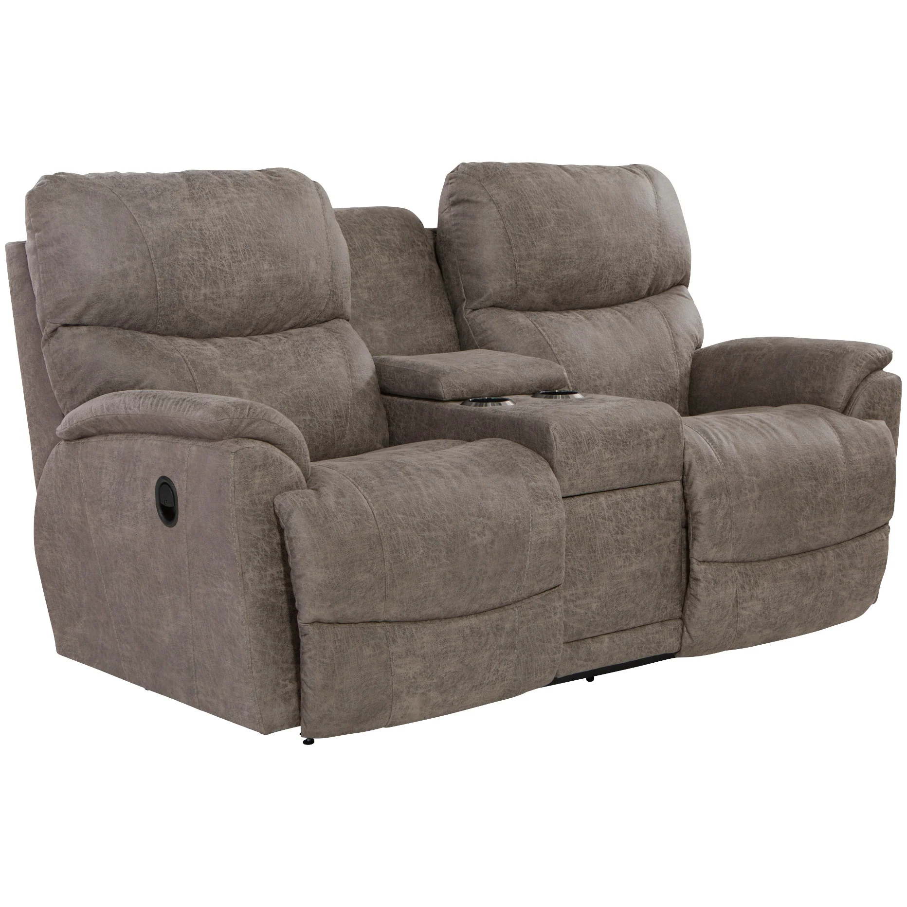 Trouper Reclining Console Loveseat - Image 2