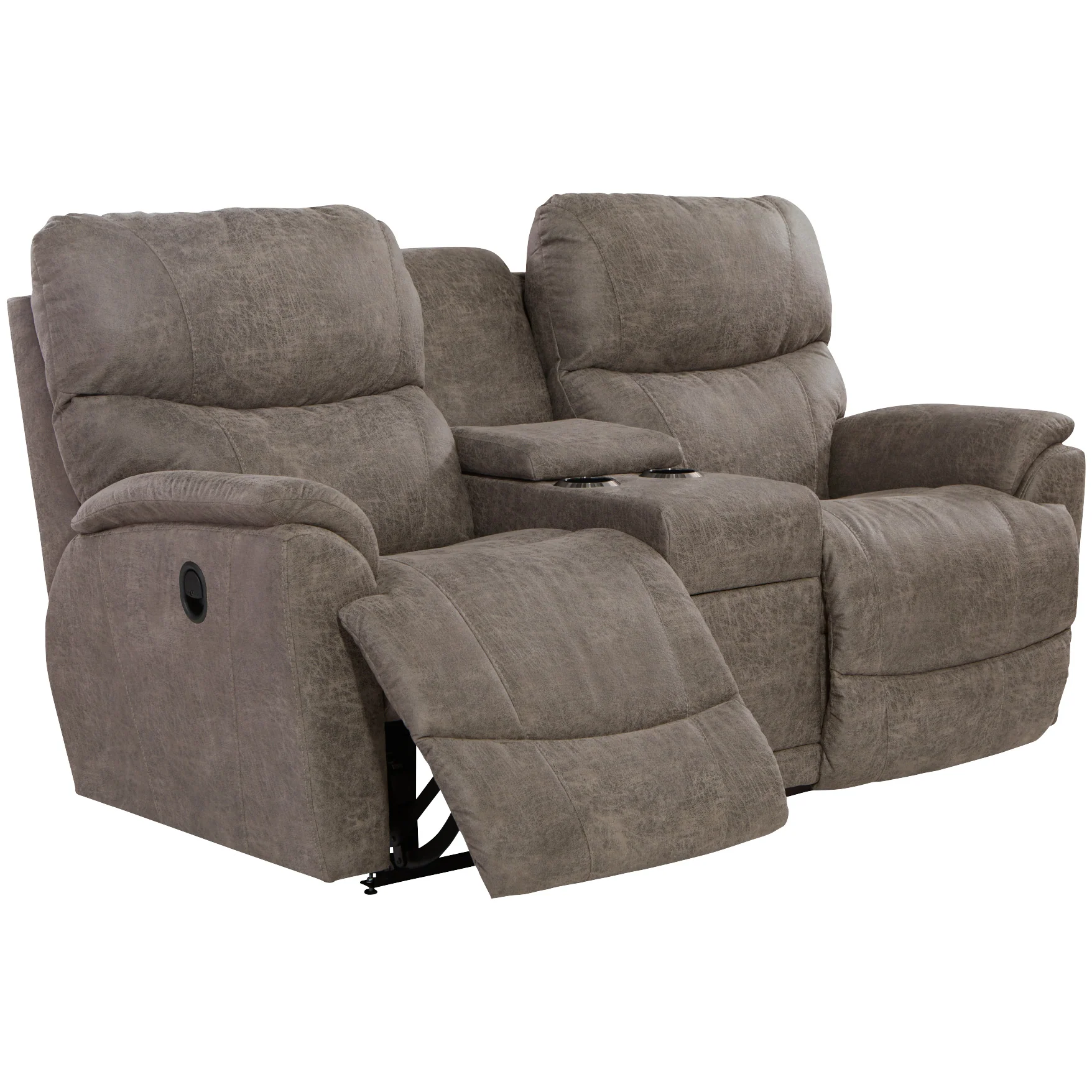 Trouper Reclining Console Loveseat - Image 3