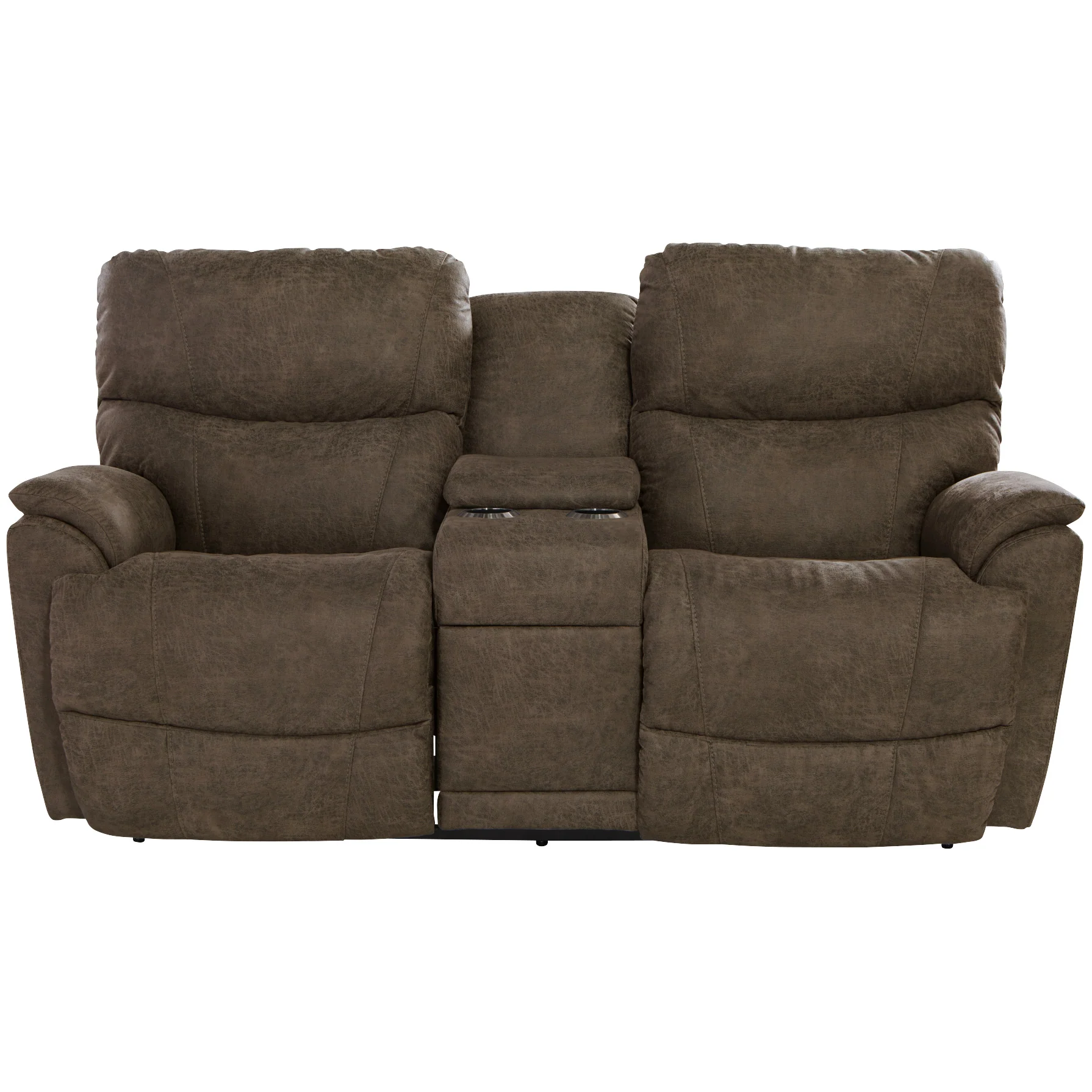 Trouper Reclining Console Loveseat - Image 5