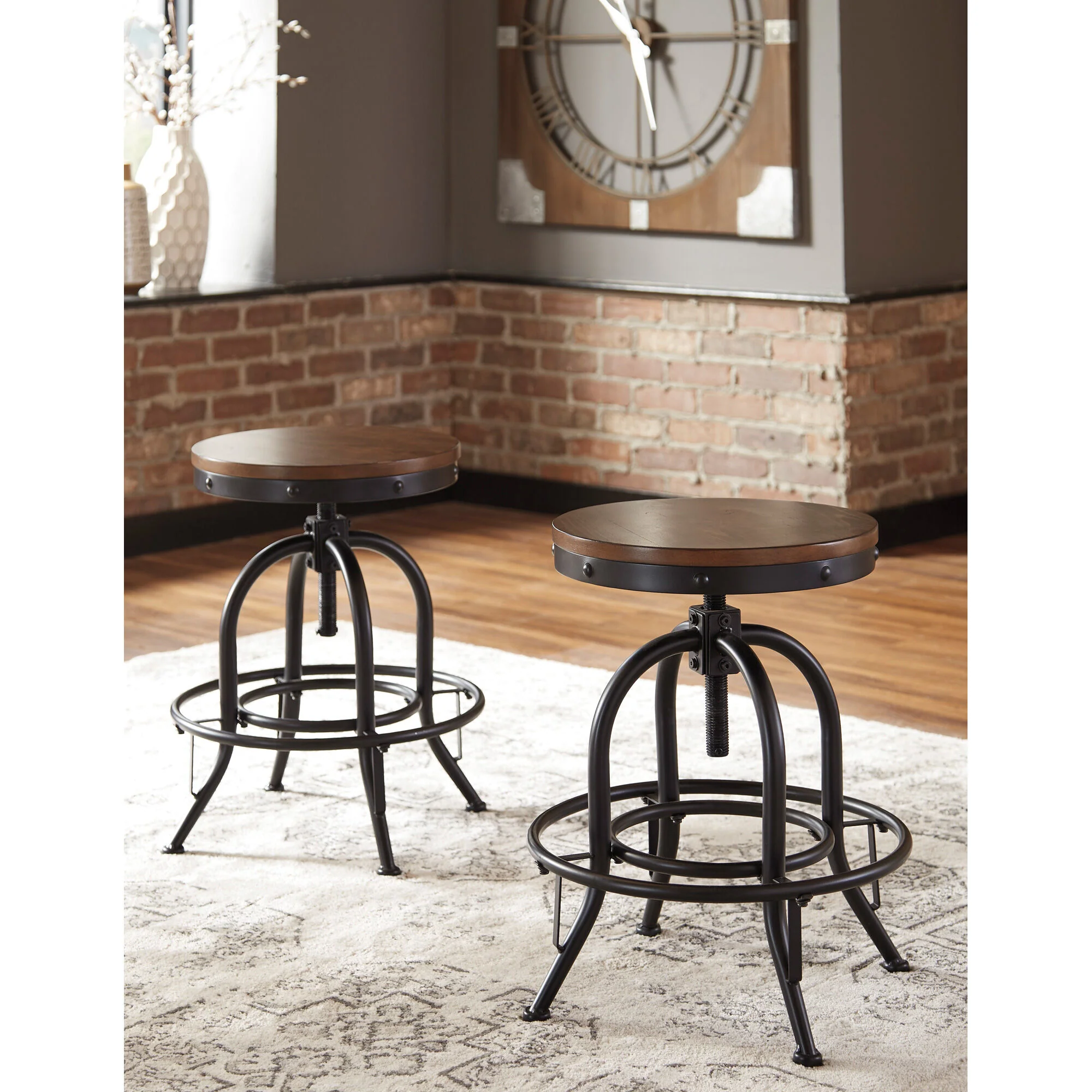 Valebeck Backless Swivel Counter Stool - Image 2