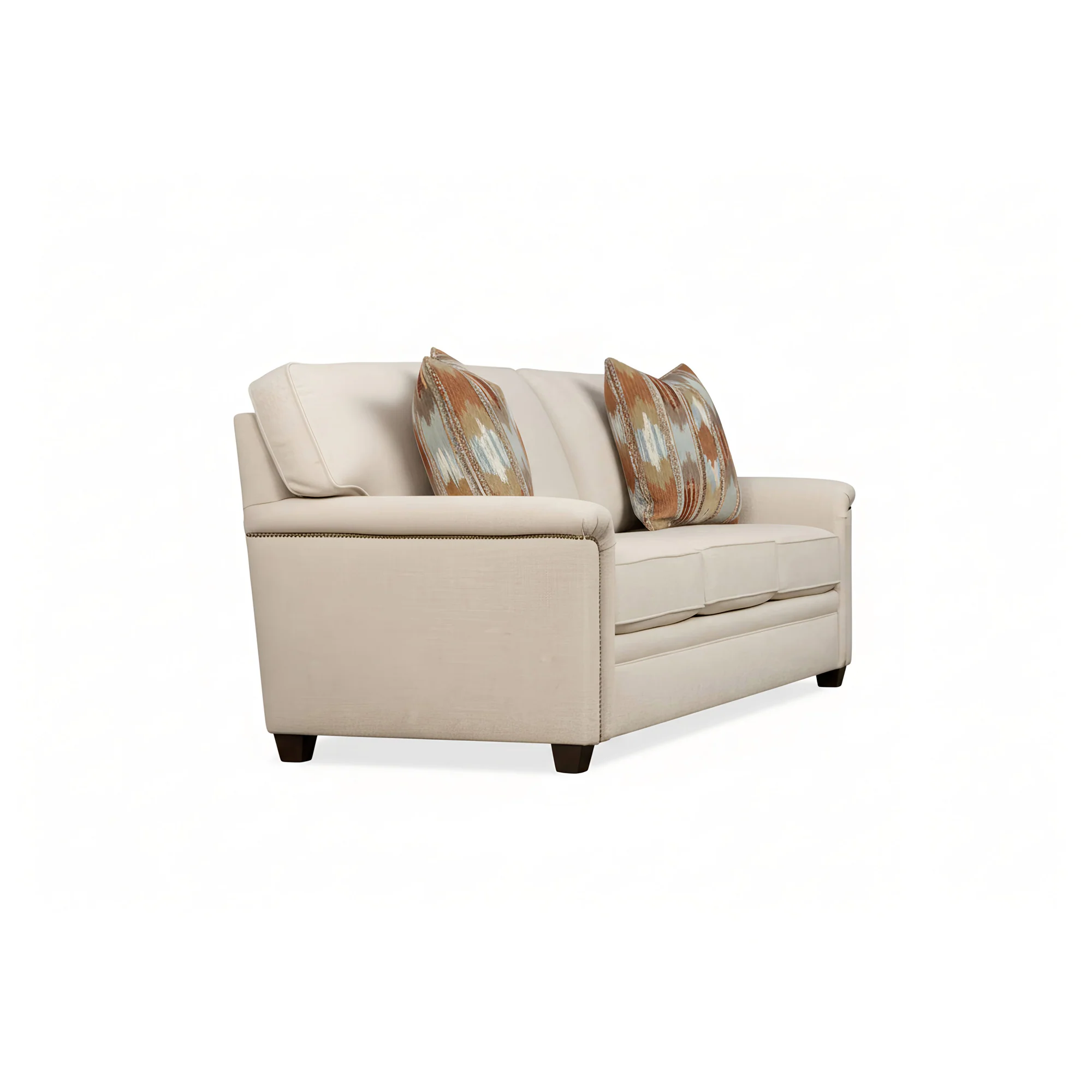 Warren Feather Blend Nail Head Sofa Sleeper - Image 5