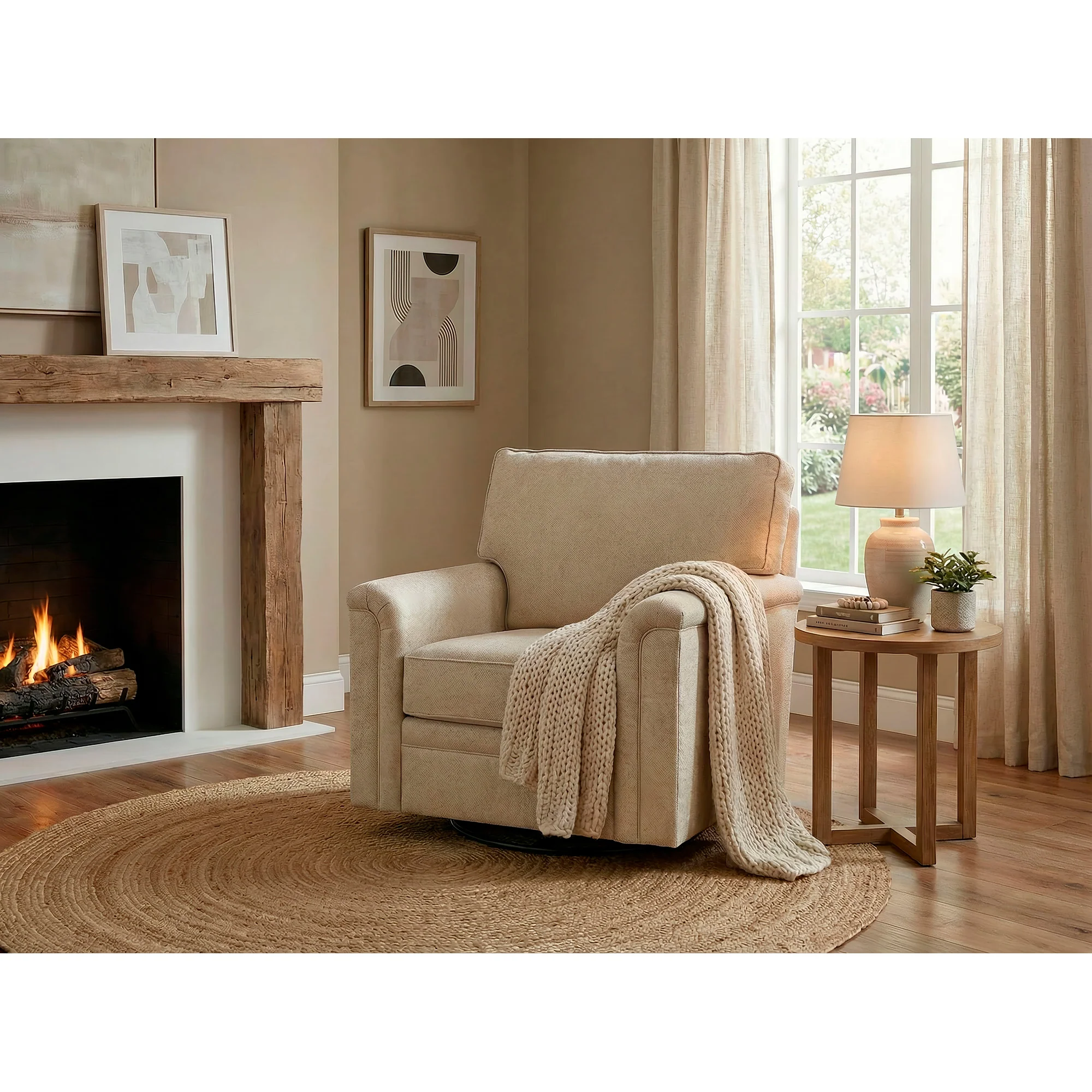 Warren Swivel Chair - Image 3