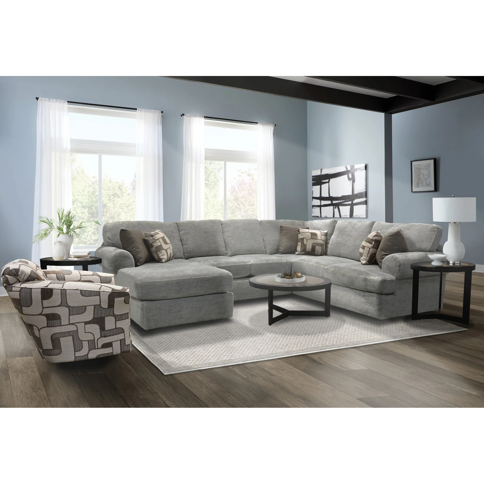 Whitten 3 Piece Left Chaise Sectional - Image 3