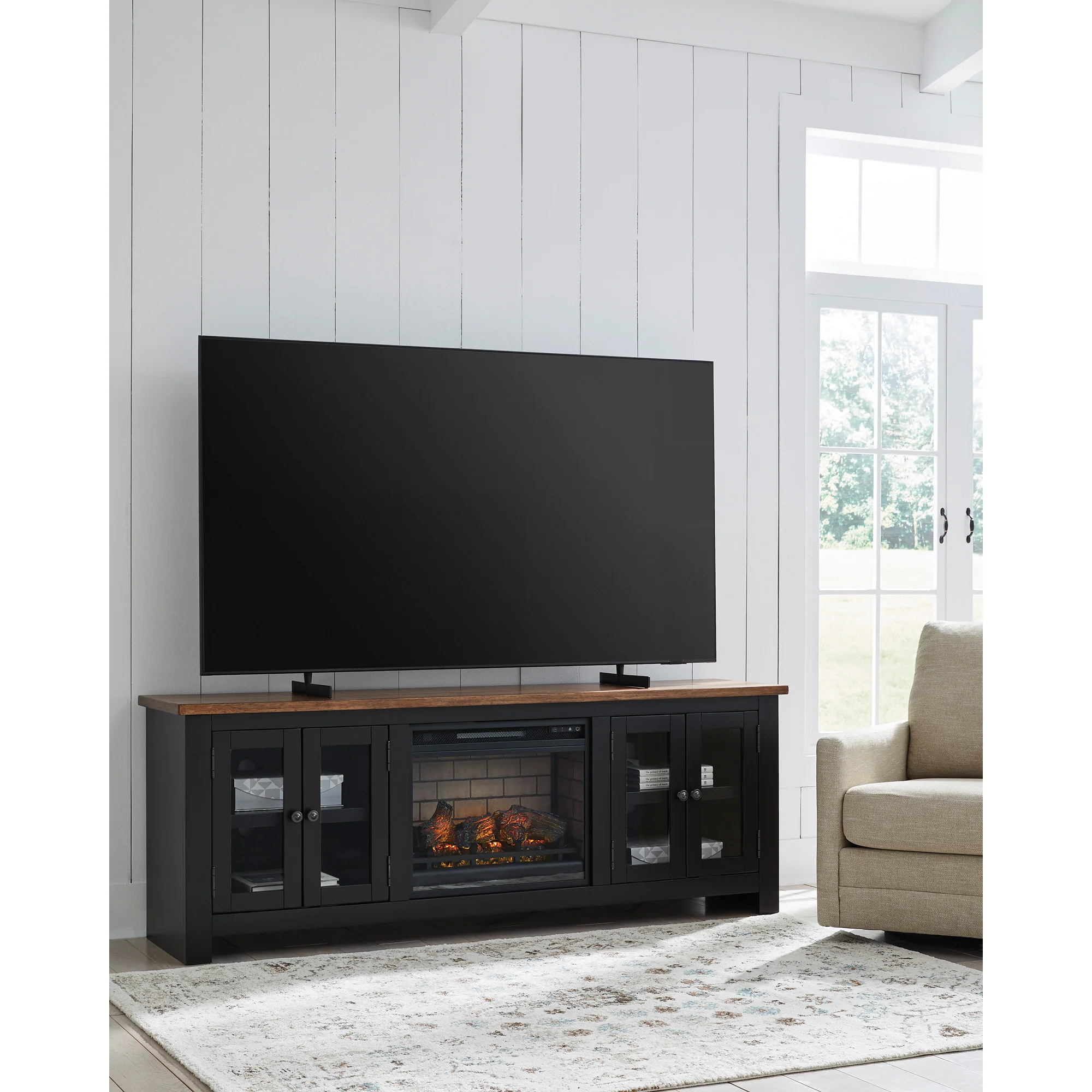 Wildenauer 76 Inch Fireplace Console - Image 3