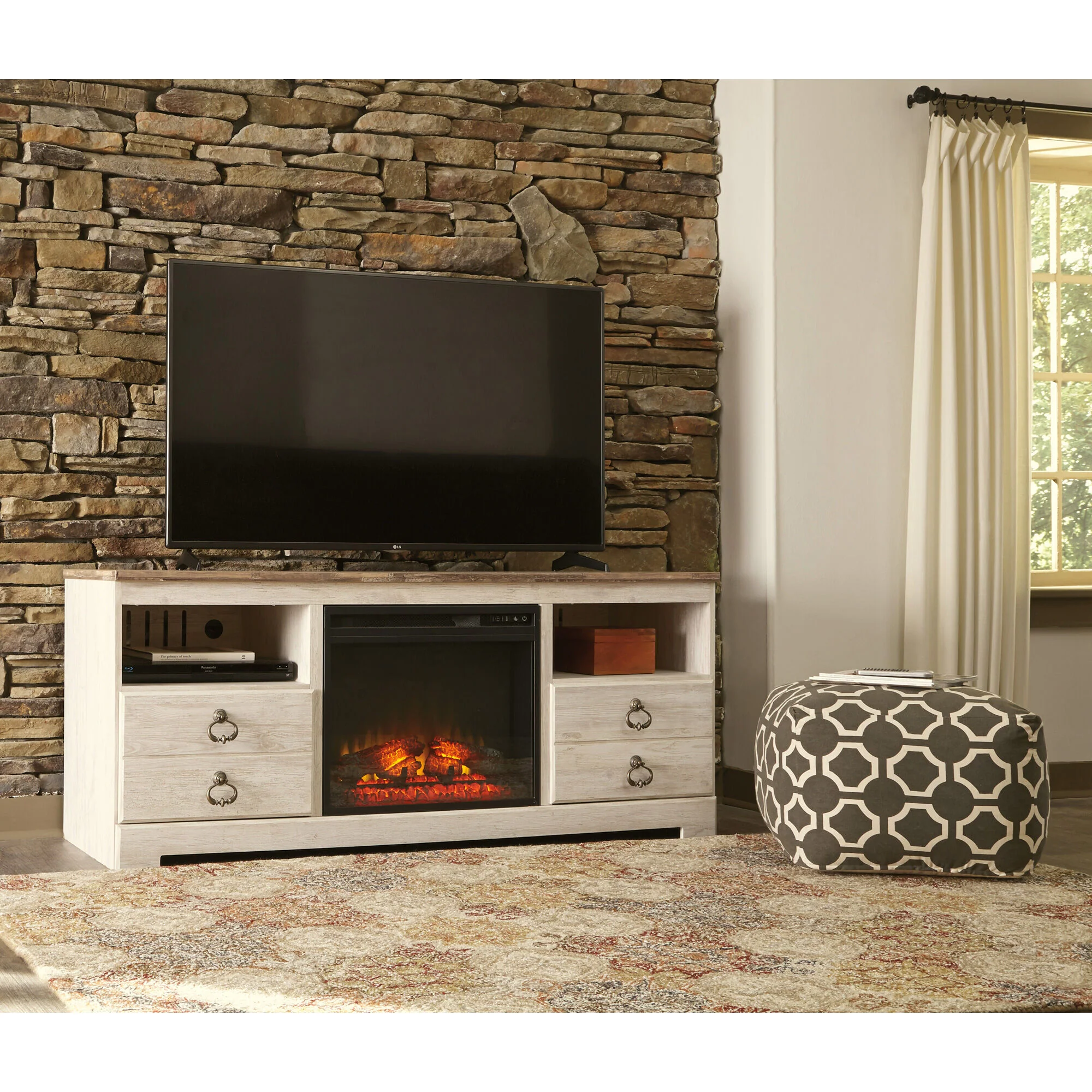 Willowton 64 Inch Fireplace TV Stand - Image 2