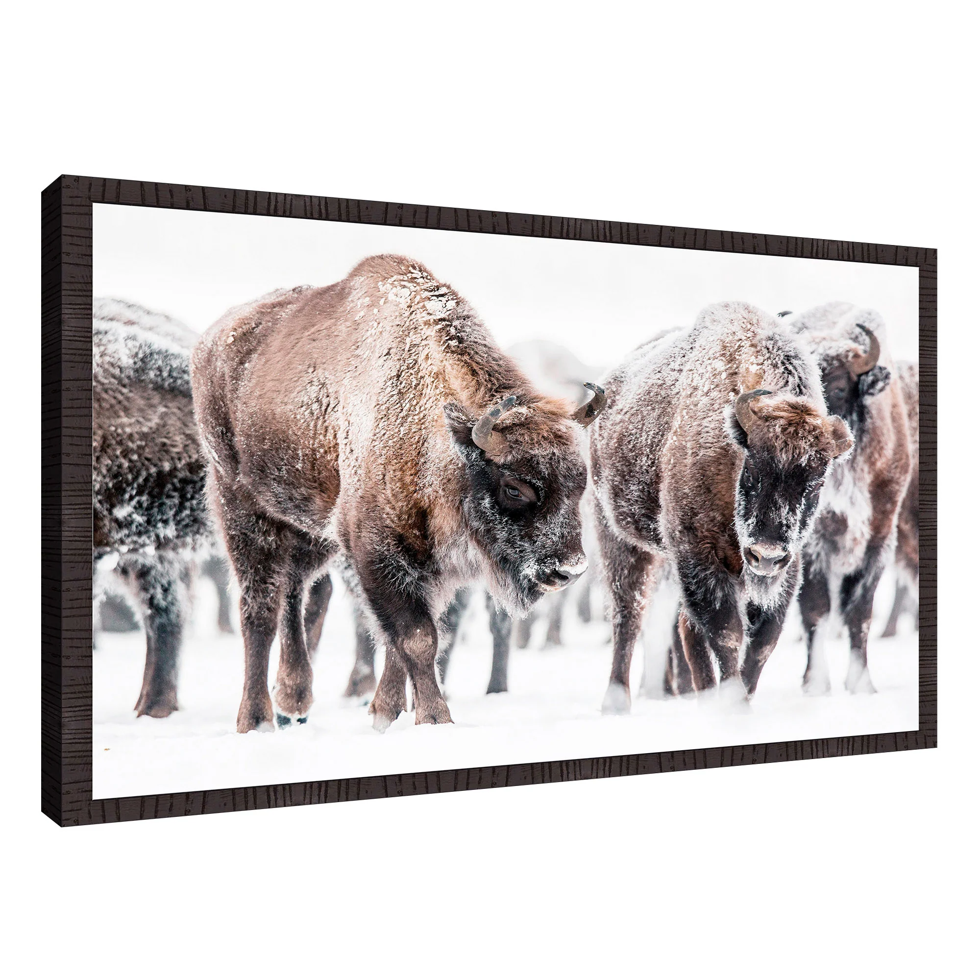 Winter Bison Wall Art - Image 2