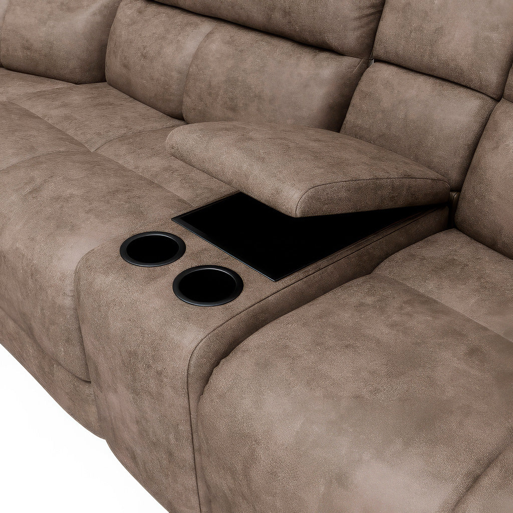 Wyatt 6 Piece Sectional with 2 Power Ends - Image 3