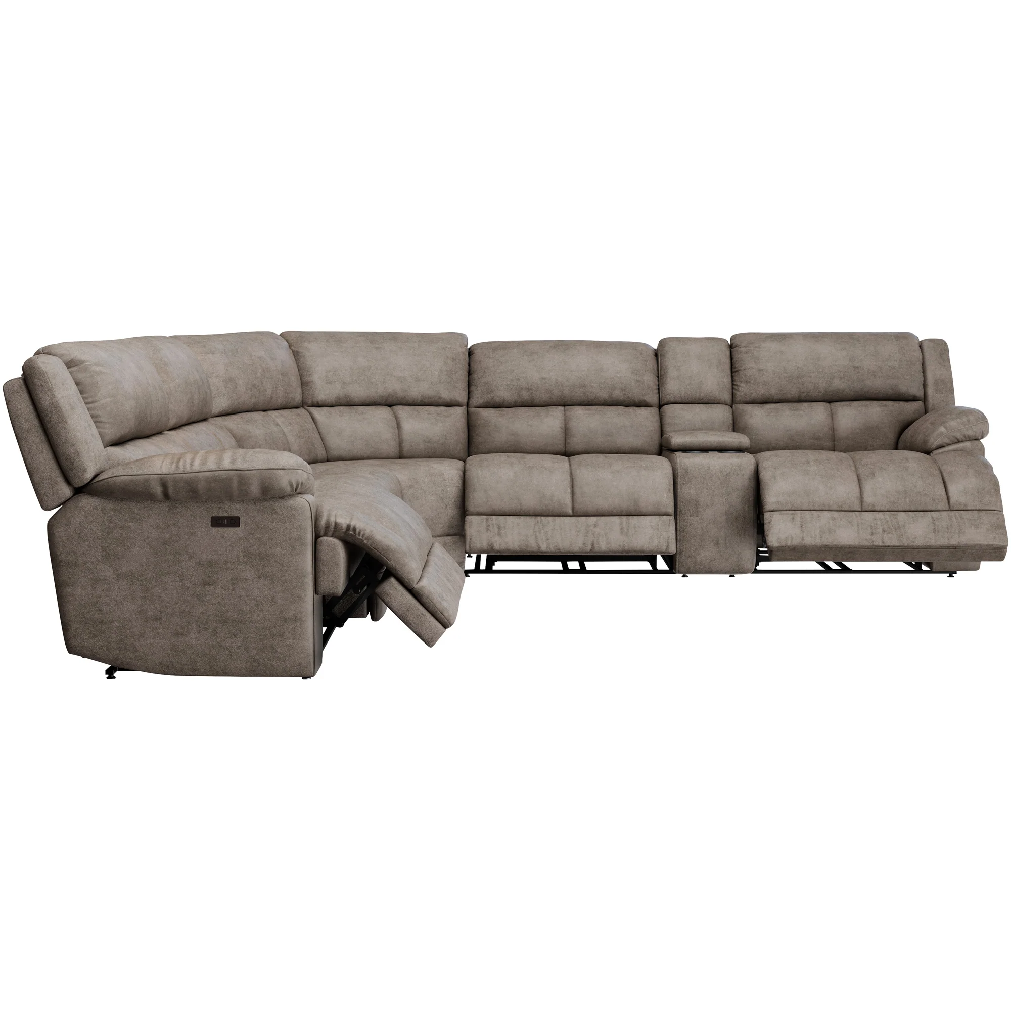 Wyatt 6 Piece Sectional with 2 Power Ends and 1 Power Armless - Image 8