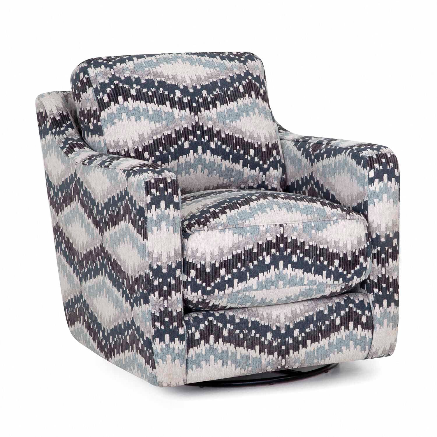 Zander Swivel Accent Chair - Image 7
