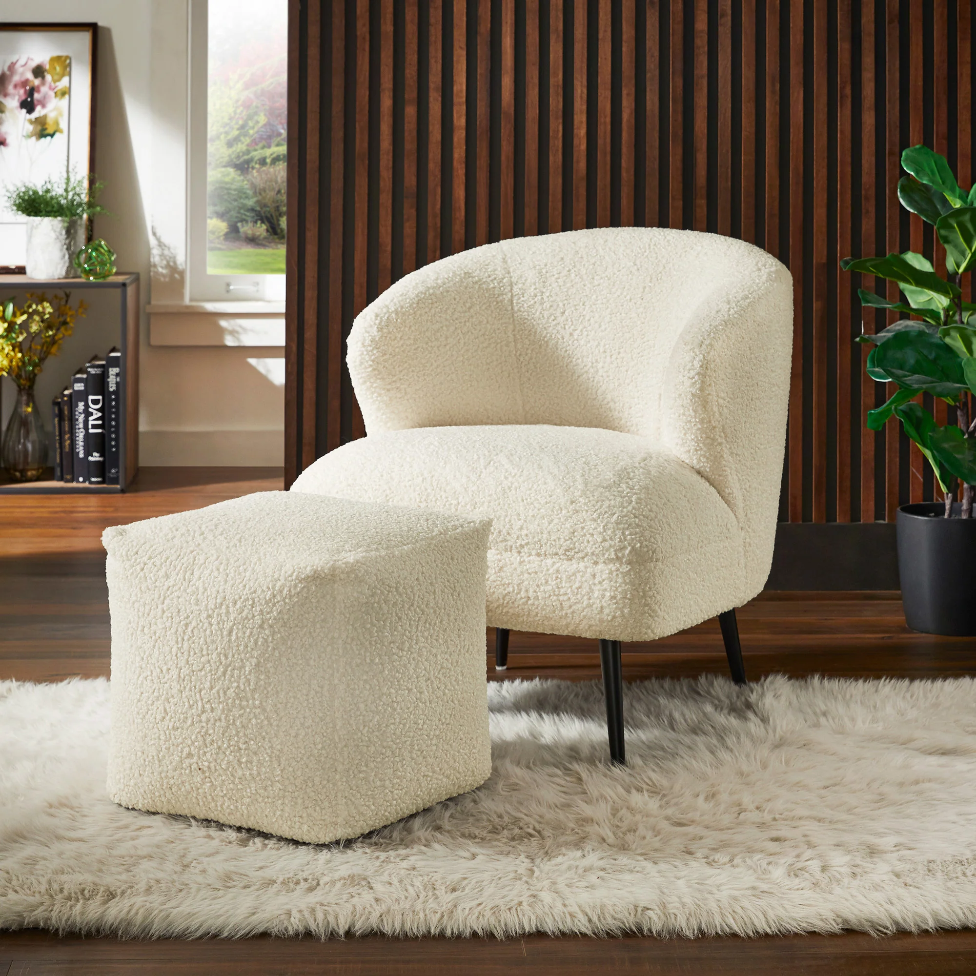 Zuri Chair and Ottoman - Image 4